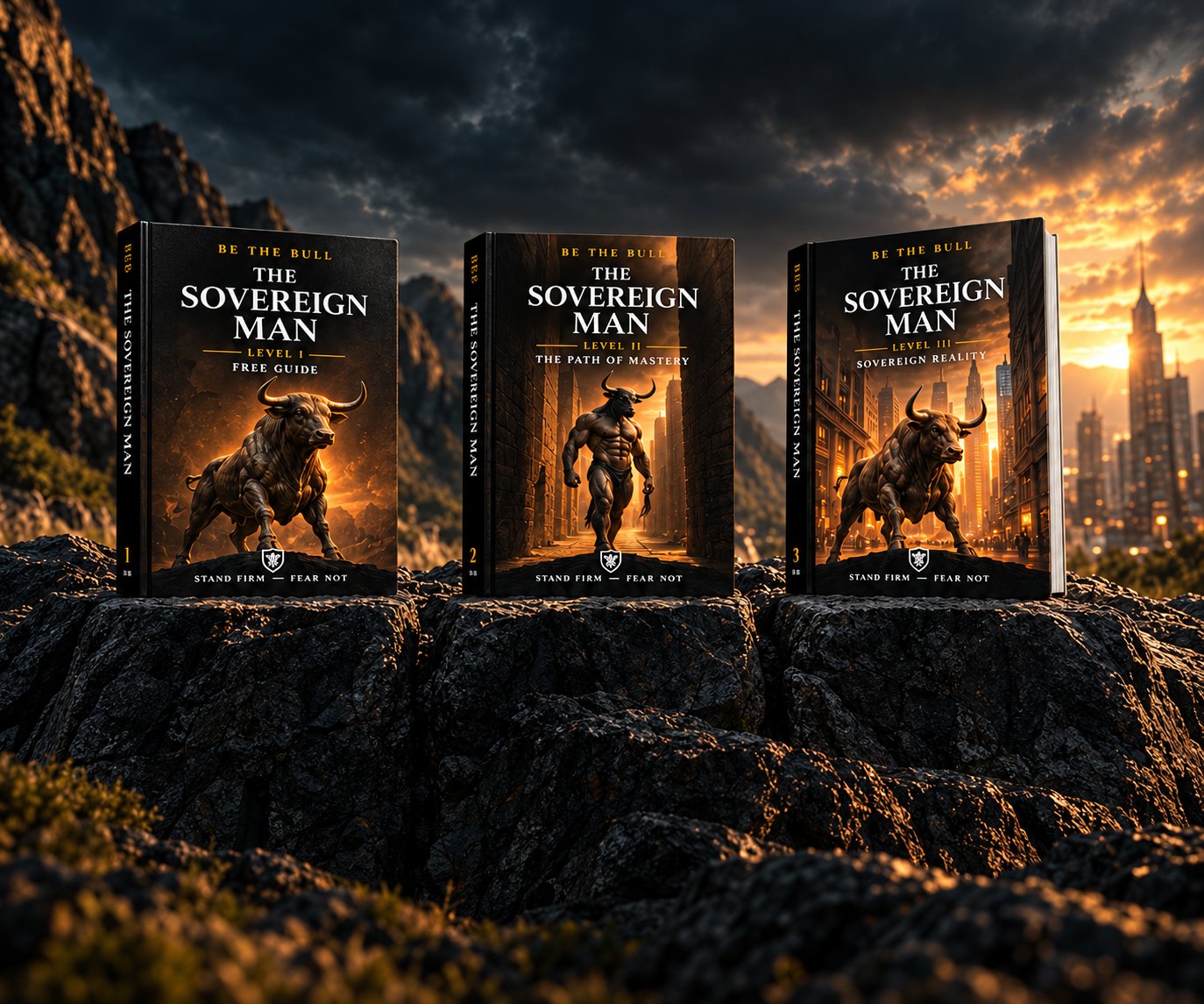 The Sovereign Man books: Level 1, Level 2 and Level 3